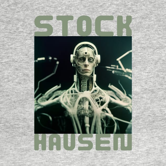 Karlheinz Stockhausen as a Cyborg by Cryptilian